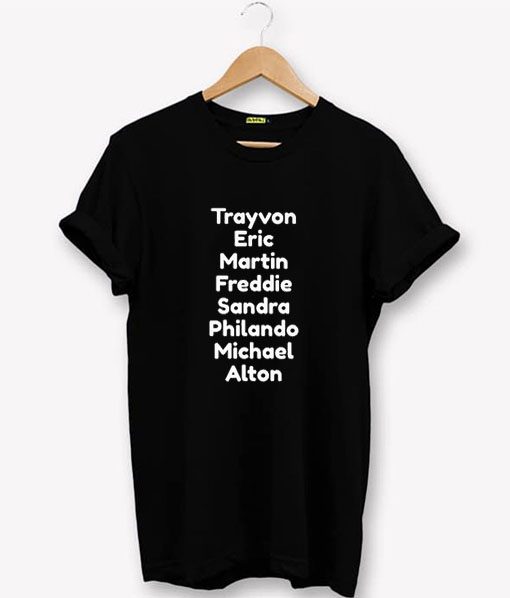 Say Their Names - Black Lives Matter T-Shirt PU27