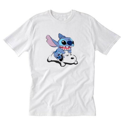 A Friend For Life Stitch And Snoopy T-Shirt PU27