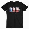 Beer American Flag T-Shirt PU27
