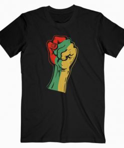 Black History Month Fist Gift Women Men Kids T-Shirt PU27