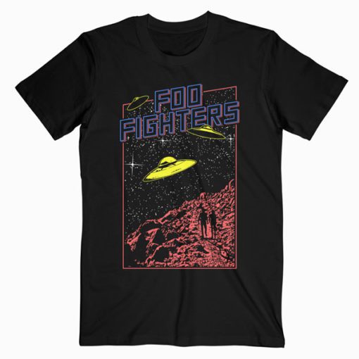 Foo Fighters UFO Band T-Shirt PU27