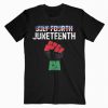 Juneteenth Shirt Black History American African Freedom Day T-Shirt PU27