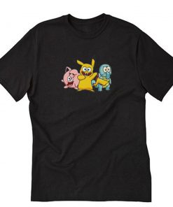 Pikachu And SpongeBob T-Shirt PU27