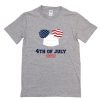 Trending 4th Of july 2020 American Flag Glasses Quarantine T-Shirt PU27