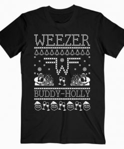 Weezer Band Ugly Sweater T-Shirt PU27