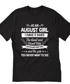 As A August Girl T-Shirt PU27