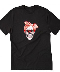 Bandana skull Women T-Shirt PU27