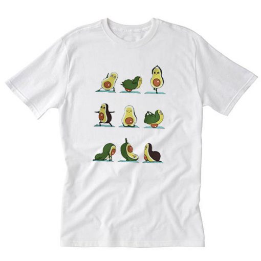 Cartoon Avocado Funny T-Shirt PU27