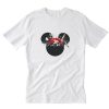 Micky Minnie Mouse Flower T-Shirt PU27