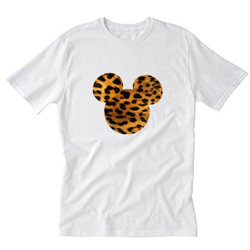 Micky Minnie Mouse Leopard T-Shirt PU27