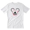 Micky Mouse Minnie Mouse Falling in Love T-Shirt PU27