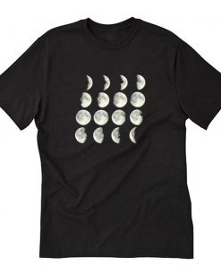 Moon Phase Graphic T-Shirt PU27