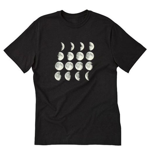 Moon Phase Graphic T-Shirt PU27