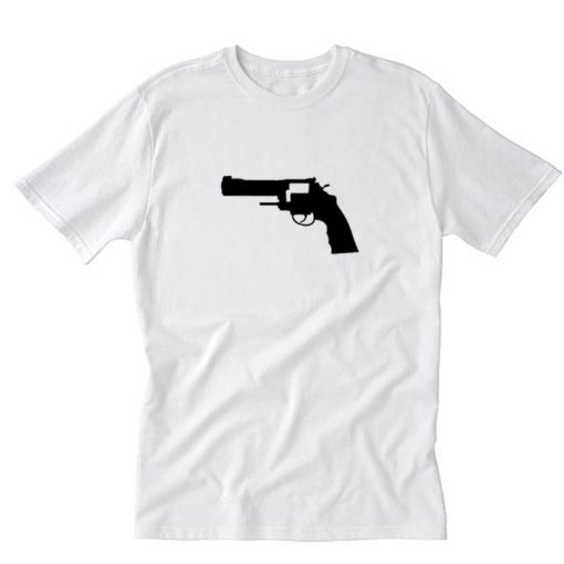 Smith And Wesson Revolver Silhouette T-Shirt PU27