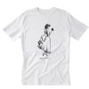 Snow White Sketch Hold Apple T-Shirt PU27