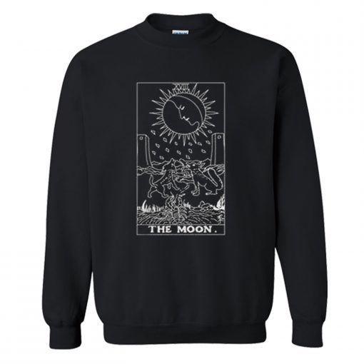 The Moon Tarot Sweatshirt PU27
