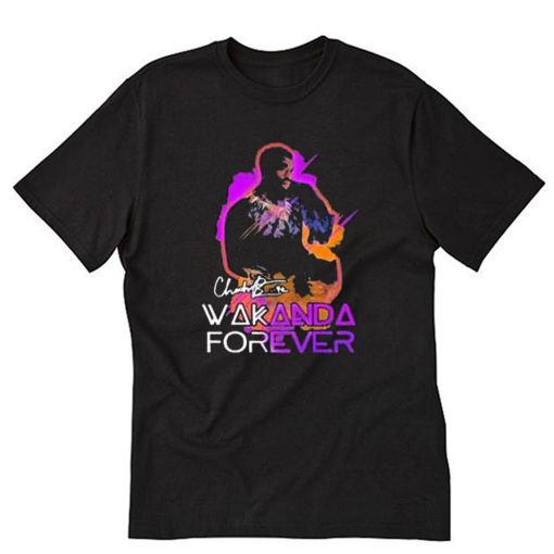 Chadwick boseman 42 Wakanda forever T-Shirt PU27