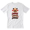 Cute Turkey Gobble Gobble Gobble Thanksgiving T-Shirt PU27