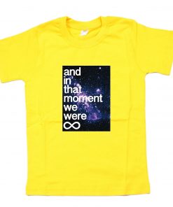 And In That Moment We Were Infinite Galaxy T-Shirt PU27