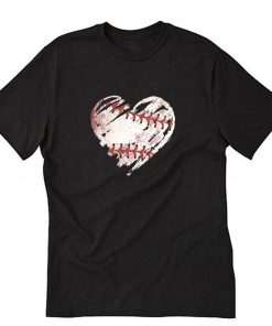 Baseball Heart T-Shirt PU27