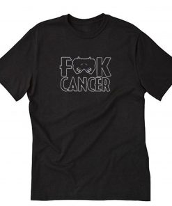 Black panther fuck cancer T-Shirt PU27