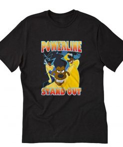 Disney Goofy Movie Powerline Stand Out Tour T-Shirt PU27