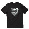 Hear no evil see no evil speak no evil skulls T-Shirt PU27