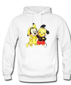 Mickey mouse and pikachu Hoodie PU27