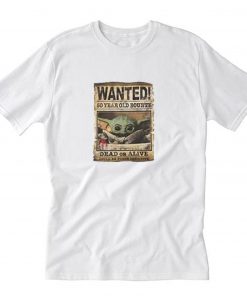 Wanted Baby Yoda T-Shirt PU27