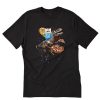 Adventure Time Finn & Jake & Raptor T-Shirt PU27