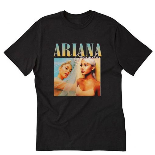 Ariana Grande 90s Vintage Black T-Shirt PU27