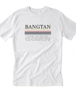 Bangtan Song Title T-Shirt PU27