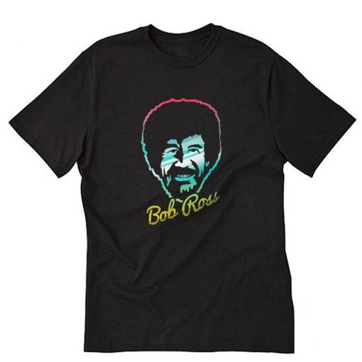 Bob Ross Face Paint T-Shirt PU27