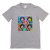 Bob Ross Joy of Painting Colorful Faces T-Shirt PU27