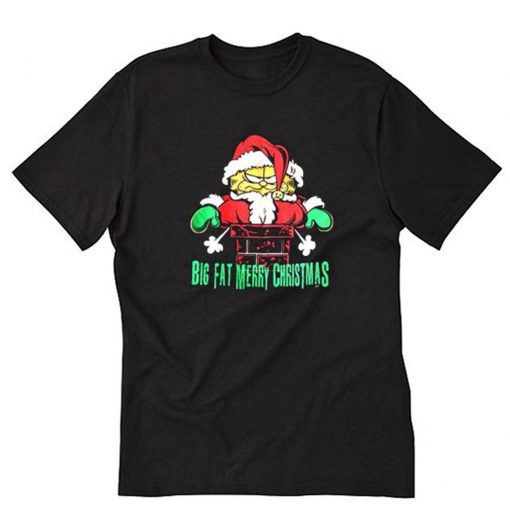 Garfield Big Fat Merry Christmas T-Shirt PU27