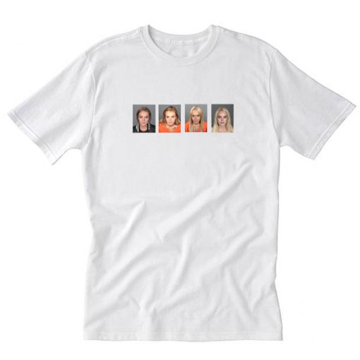 Lindsay Lohan Mugshot T-Shirt PU27