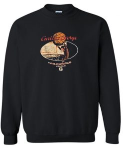 Vintage Curious George Sweatshirt Black PU27