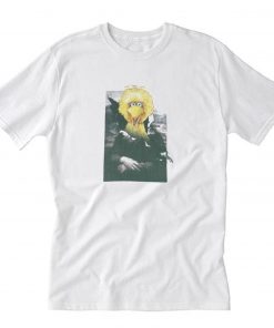 Big Bird Head Busting Sesame Street Mens T-Shirt PU27