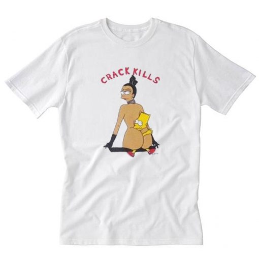 Crack Kills Bart Simpson T Shirt PU27