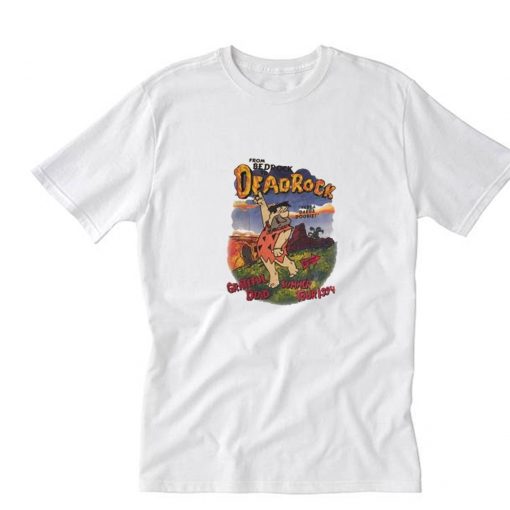 From Bedrock to Deadrock Grateful Dead Tour 1994 T Shirt PU27