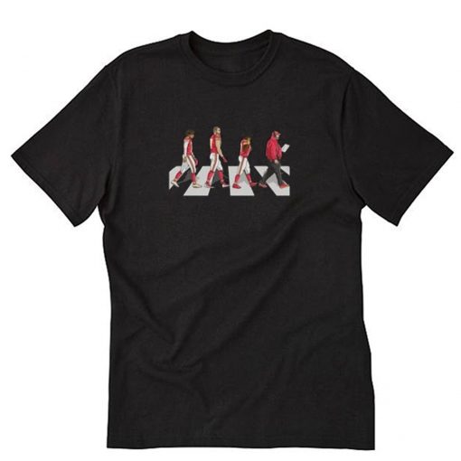 Kansas City Chiefs Mahomes Kelce Cross Abbey Road T Shirt PU27