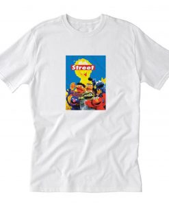 Sesame Street Group Oscar Elmo T Shirt PU27