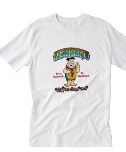 Vintage 1994 90s Fred Flintstone Grateful Dead T Shirt PU27