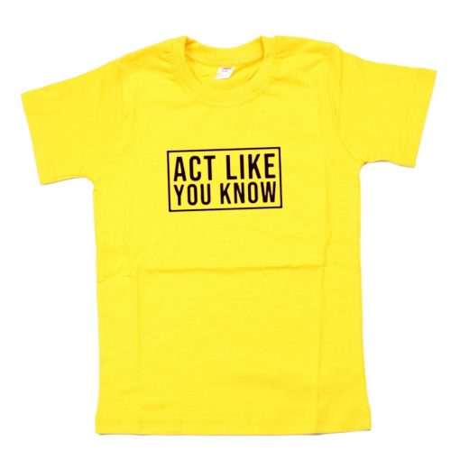 Act Like You Know MC Lyte Inspired 90s Hip Hop Rap T Shirt PU27