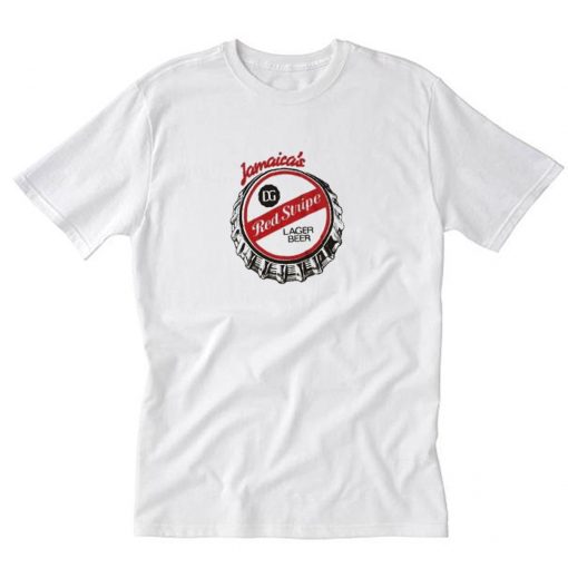 Jamaica’s Red Stripe Lager Beer T Shirt PU27