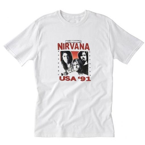 Nirvana USA 91 T-Shirt PU27