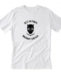 RIP Black Panther Wakanda Forever T Shirt PU27