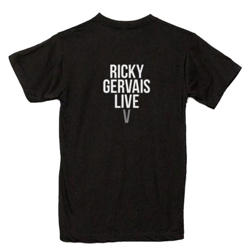 Ricky Gervais – Humanity Tour Skull T Shirt Back PU27