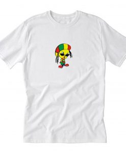 Tweety Rastafari Reggae Looney Tunes T-Shirt PU27