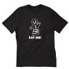 gingerbread man eat me Casual Black T Shirt PU27